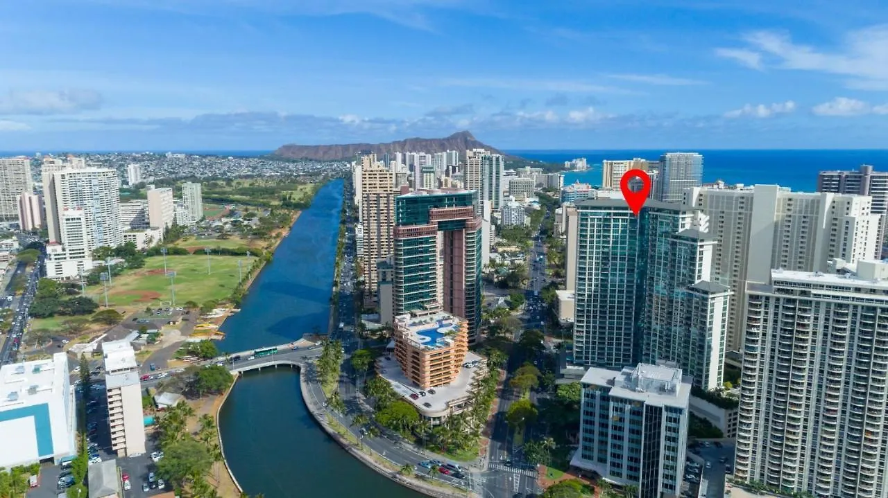 アパート Allure Waikiki Condo ホノルル 米国